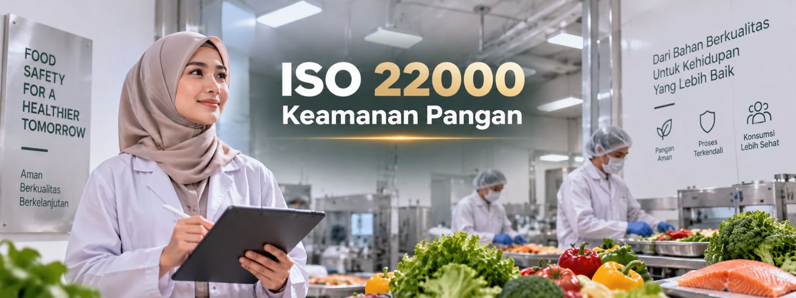 Ilustrasi ISO 22000 — Keamanan Pangan