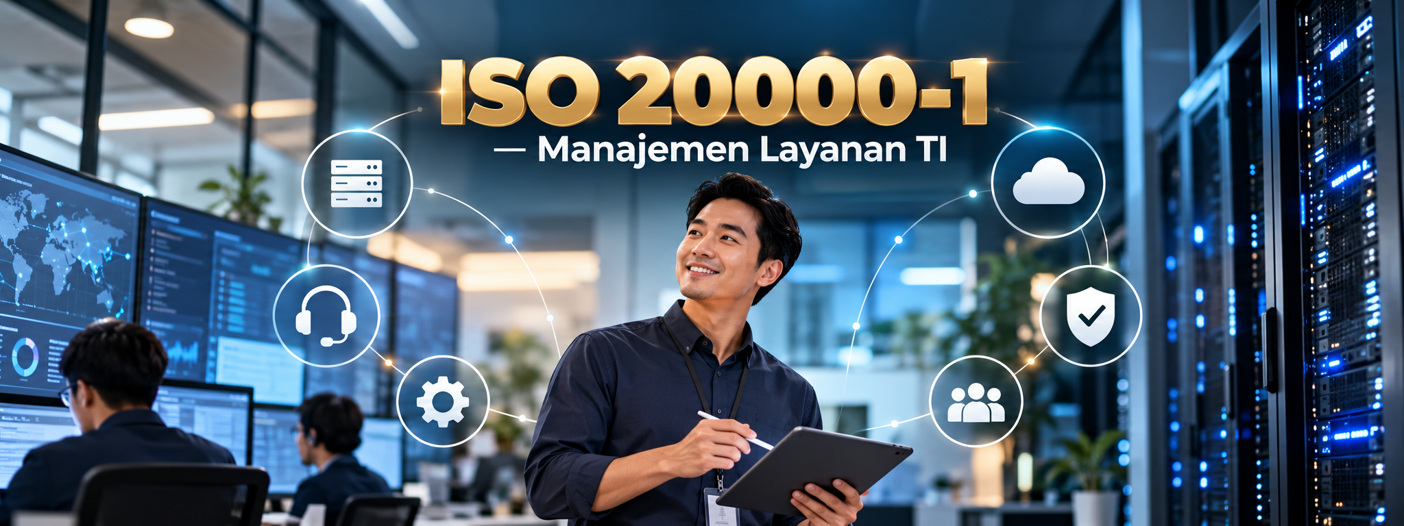Ilustrasi ISO 20000-1 — Manajemen Layanan TI